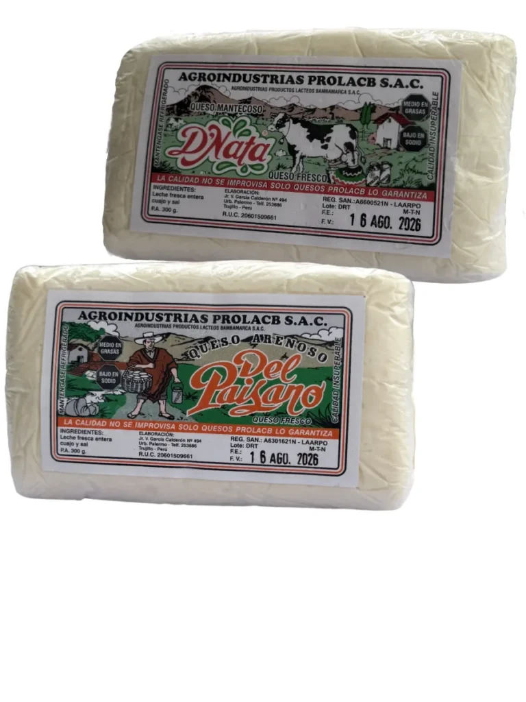 Queso de Nata y Queso Paisano PROLACB para tu negocio